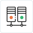 Shared hosting icon